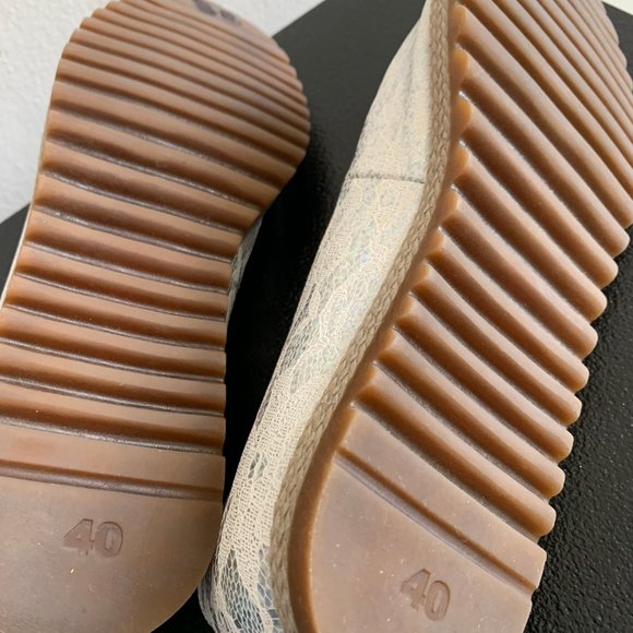 Marco Optima Womens White silver leather Shoes S10 - Picture 5 of 7